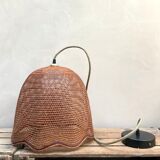 Wicker suspension tulip shape