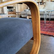 Vintage 1950s armchair inspired by Alvar Aalto, Set of 2