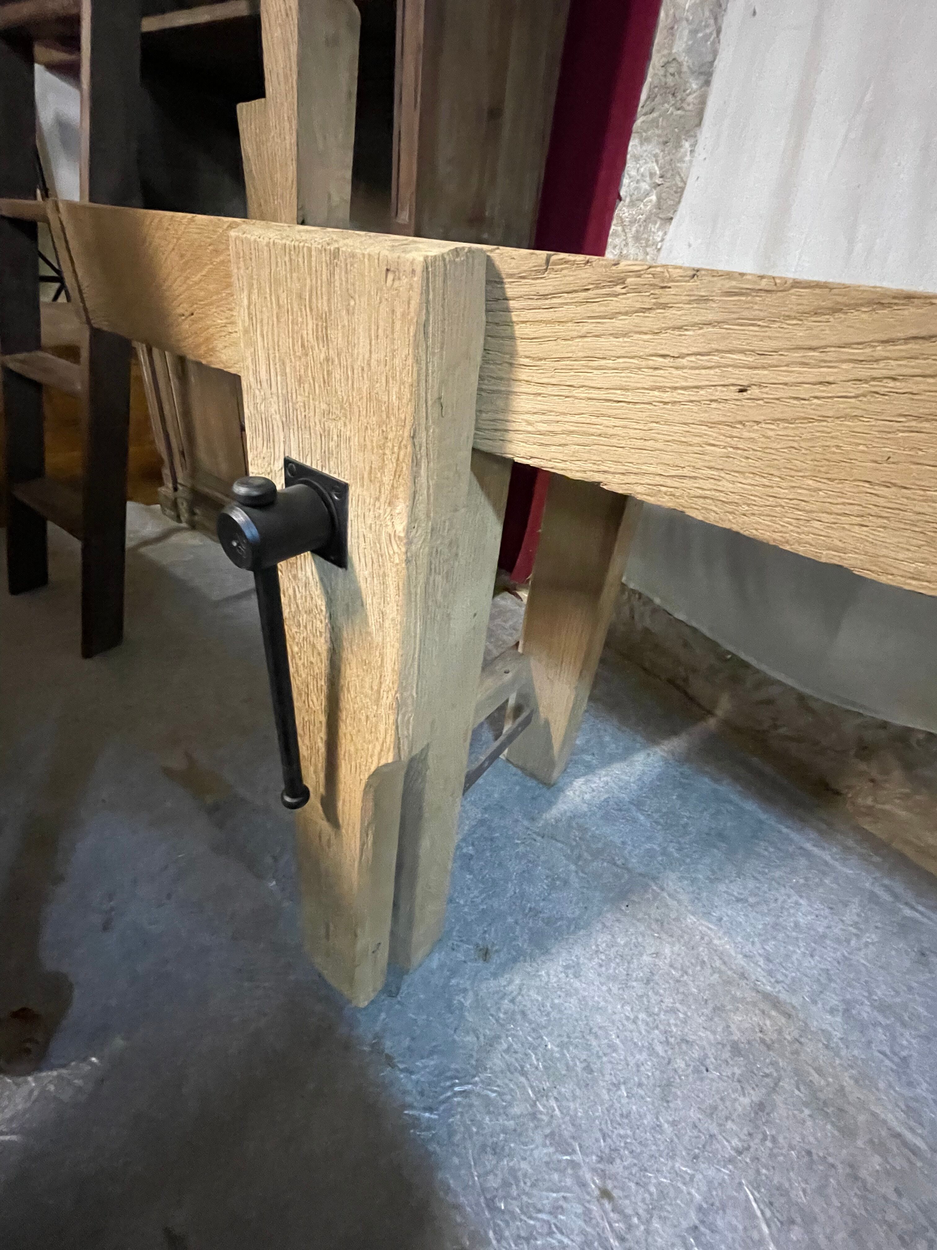 Oak workbench