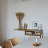 Wooden candle holder