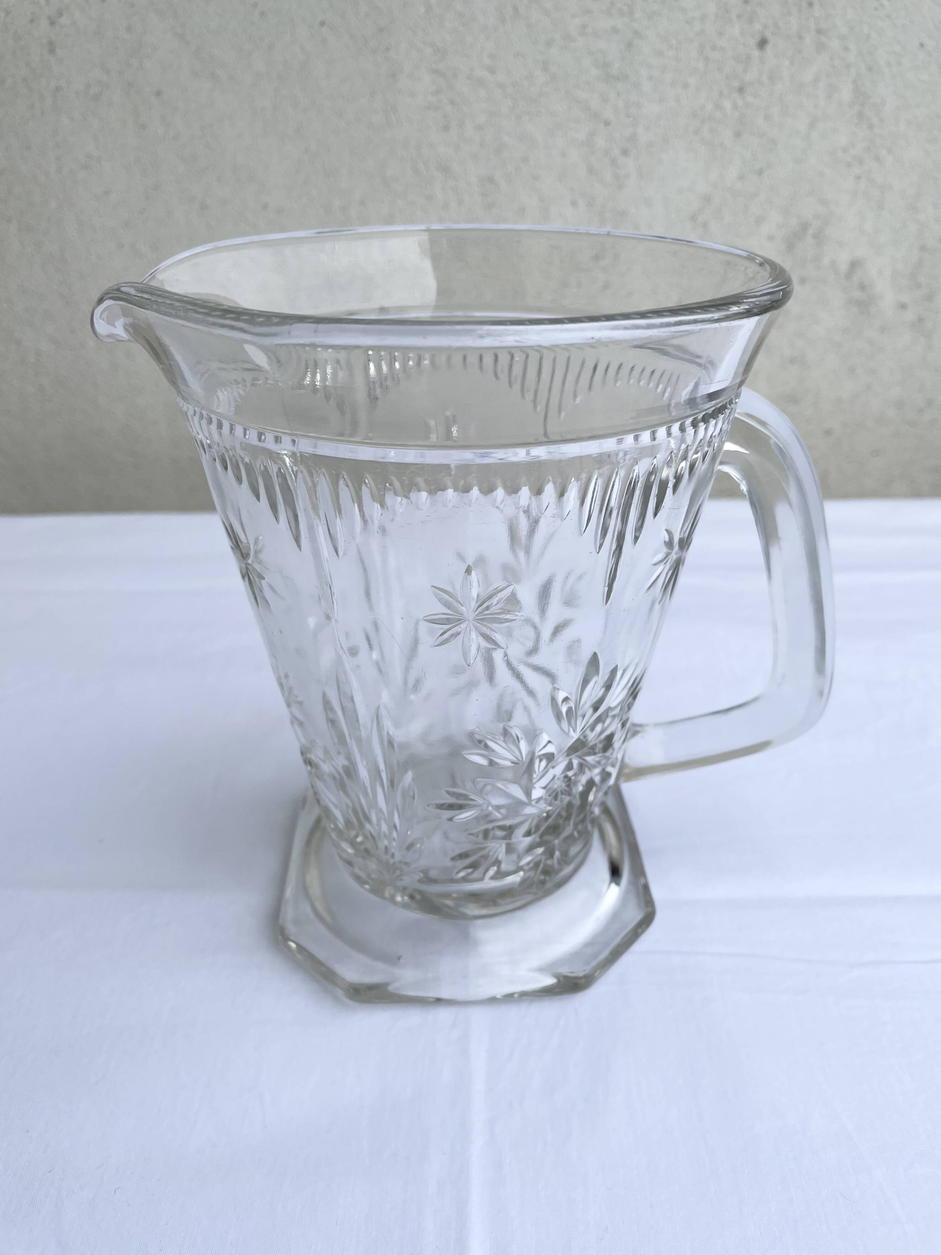 Cut glass jug Art Deco – 1950s