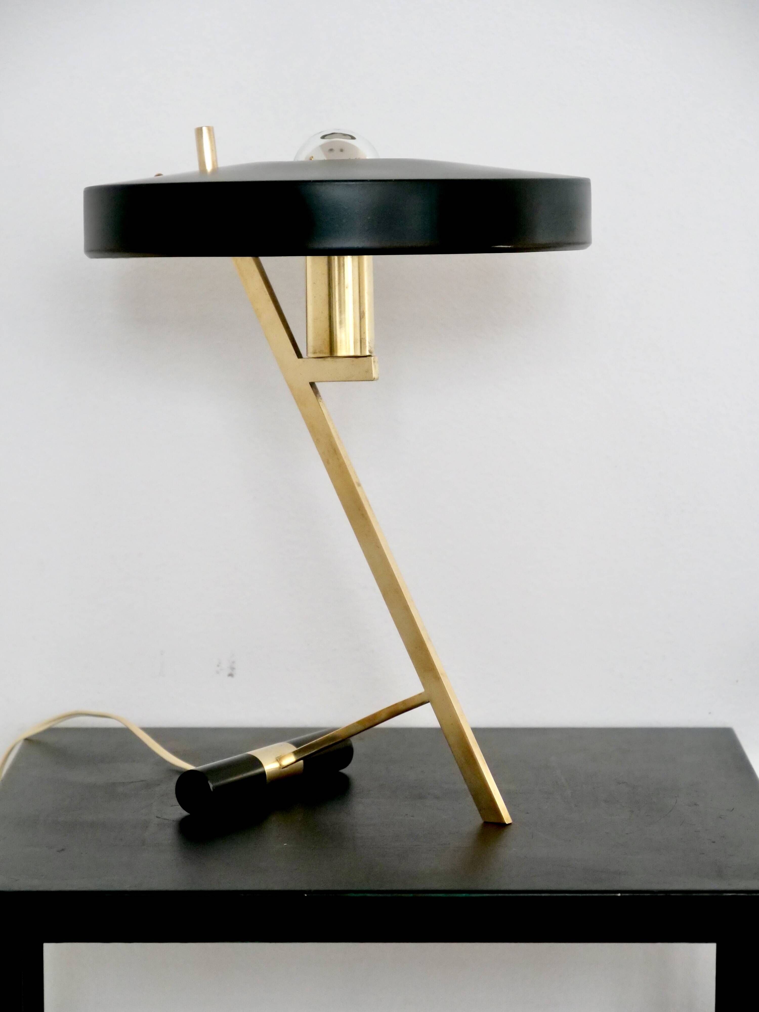 Lampe z philps modèle diplomat mid century design louis kalff design