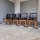 Set of 10 Pegase Baumann chairs