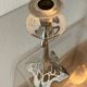 Pair of Art Nouveau style silver-plated metal candlesticks