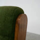 Ensemble de 2 fauteuils lounge verts français