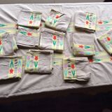 Tablecloth and 12 napkins