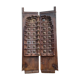 Pair of wooden shutters India Rajasthan XIXan