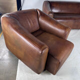Leather sofa by DE SEDE