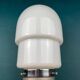 White opaline glass table lamp, Italy, 1970s