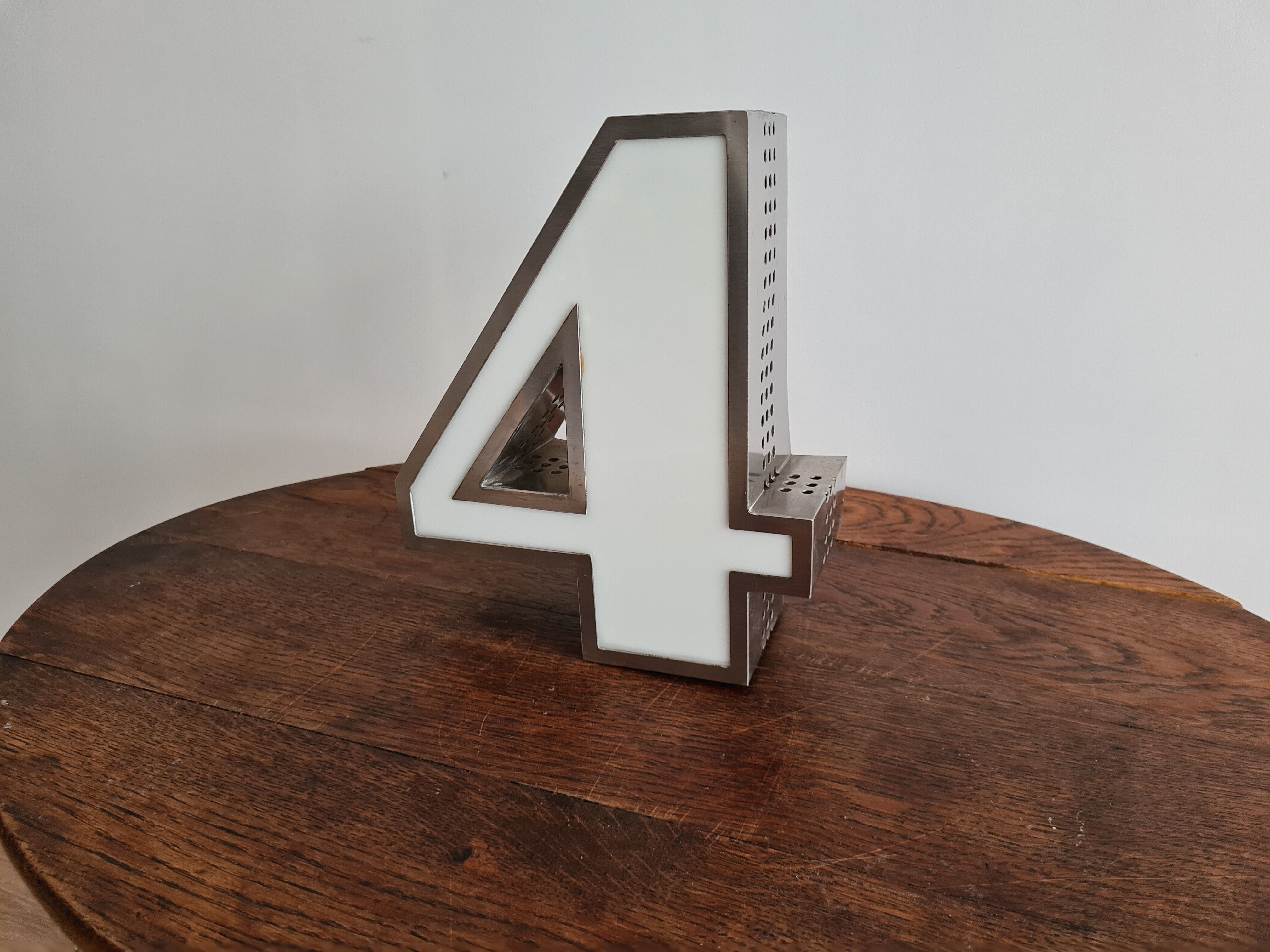 Chiffre vintage Led "4"