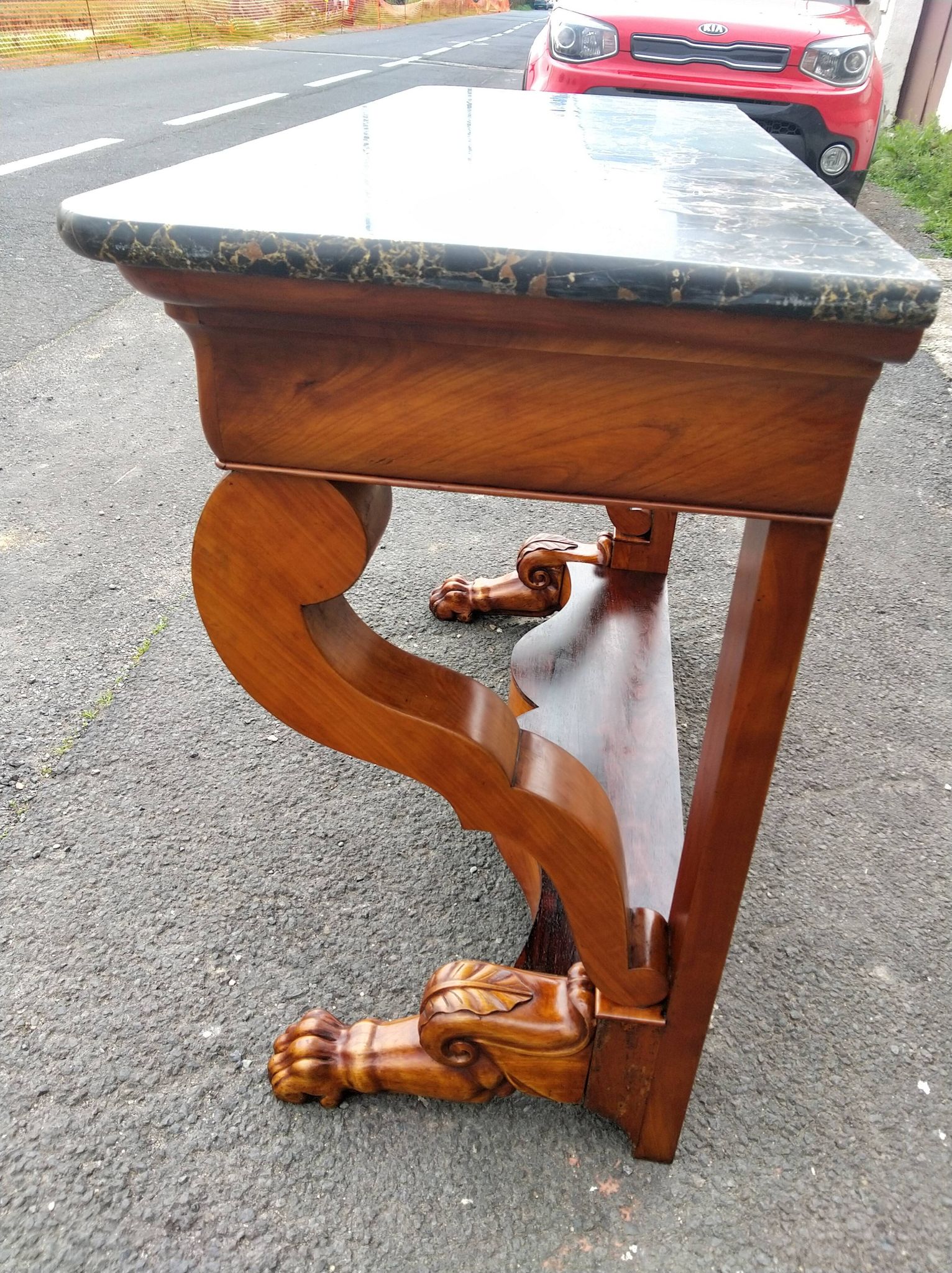 Console en merisier époque 1830
