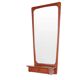 Danish mid-century design mirror with teak frame