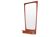 Danish mid-century design mirror with teak frame