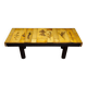 Vintage ceramic coffee table – Roger Capron Vallauris – Herbarium decor – 1950s/60s