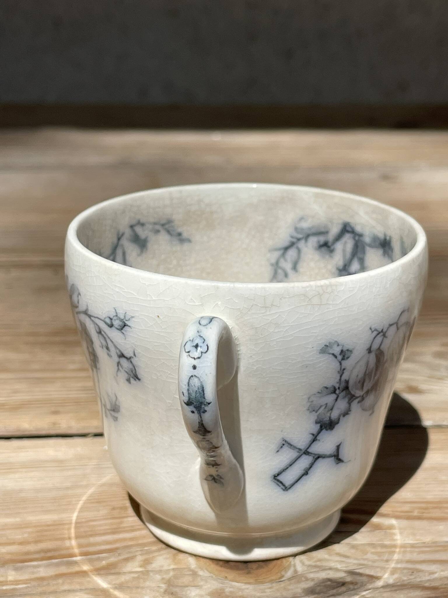Antique ironstone cup