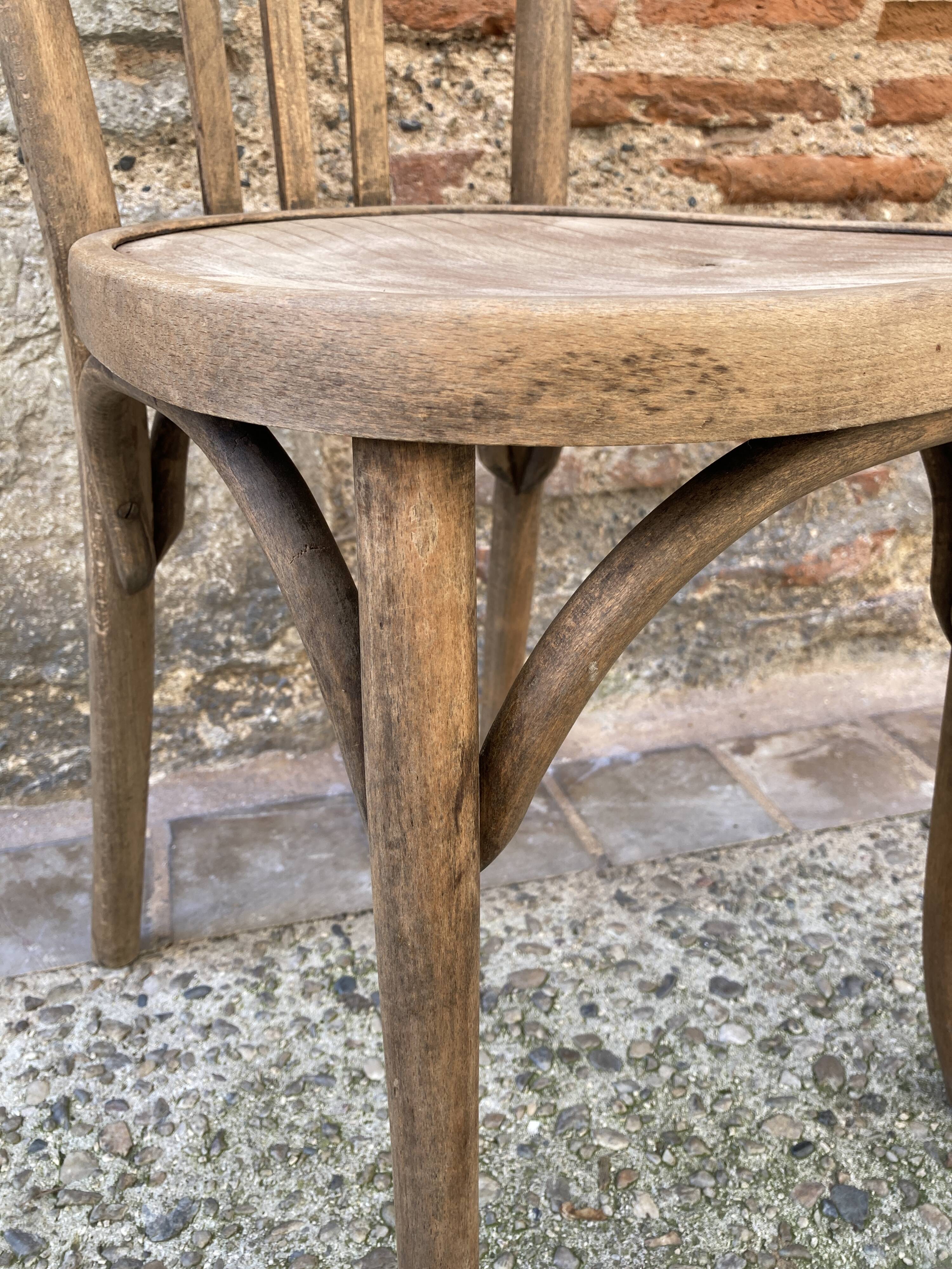 Wooden bistro chair