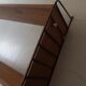 Wall mounted floor wired wood and metal string 1960