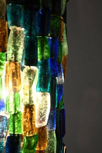 Lustre vintage en laiton