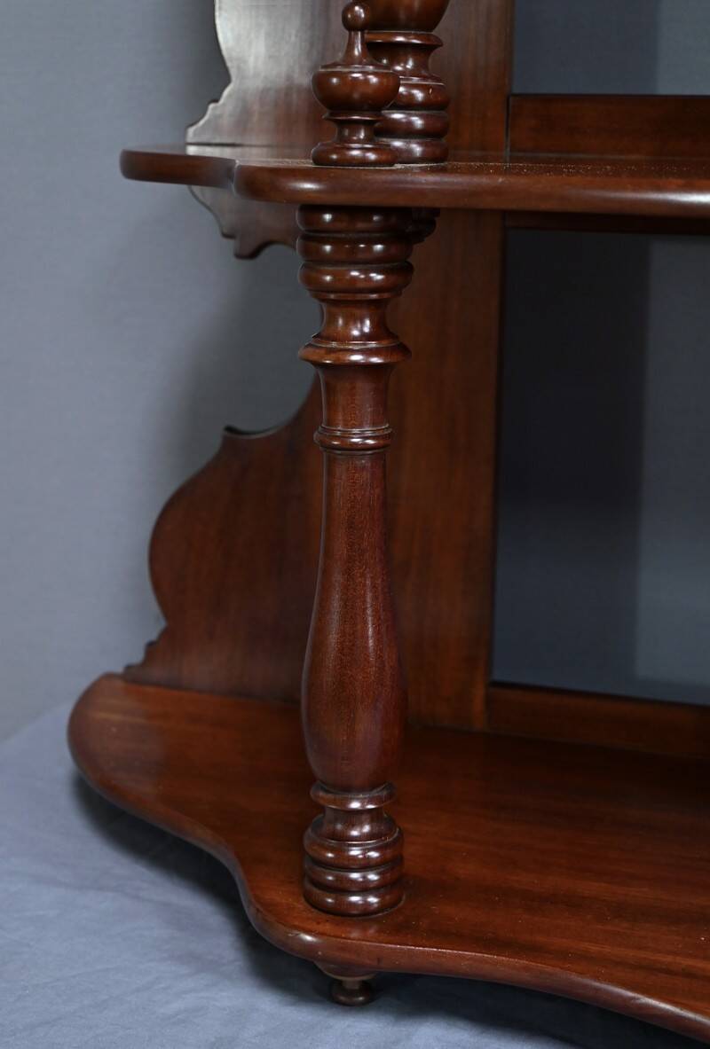 Mahogany Wall Shelf, Louis-Philippe Period – Mid-19th Century
