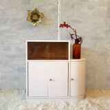 Rounded cabinet vintage beige