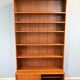 Bibliothèque avec meuble de base, teck, années 1960