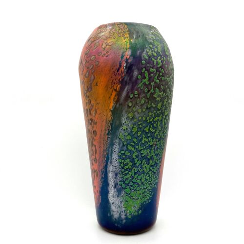 Vase en verre soufflé style art déco  V.M Delet