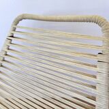 Paire de chaises d'appoint Spaghetti, design des années 1970 - Tchécoslovaquie