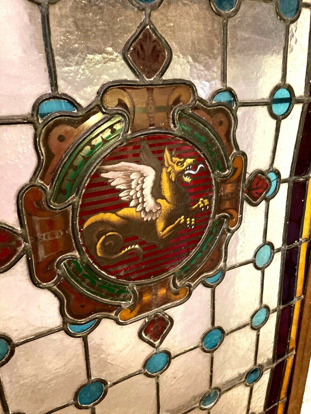 Stained glass windows for separation or partition