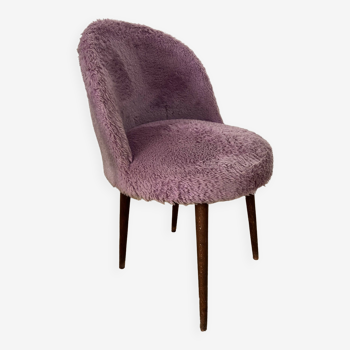 Vintage Lilac moumoute chair