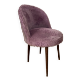 Chaise moumoute Lilas vintage