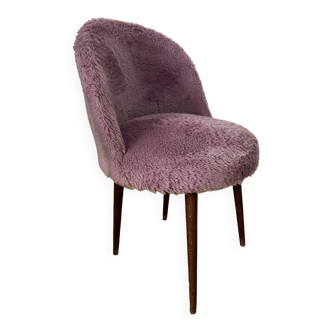 Vintage Lilac moumoute chair