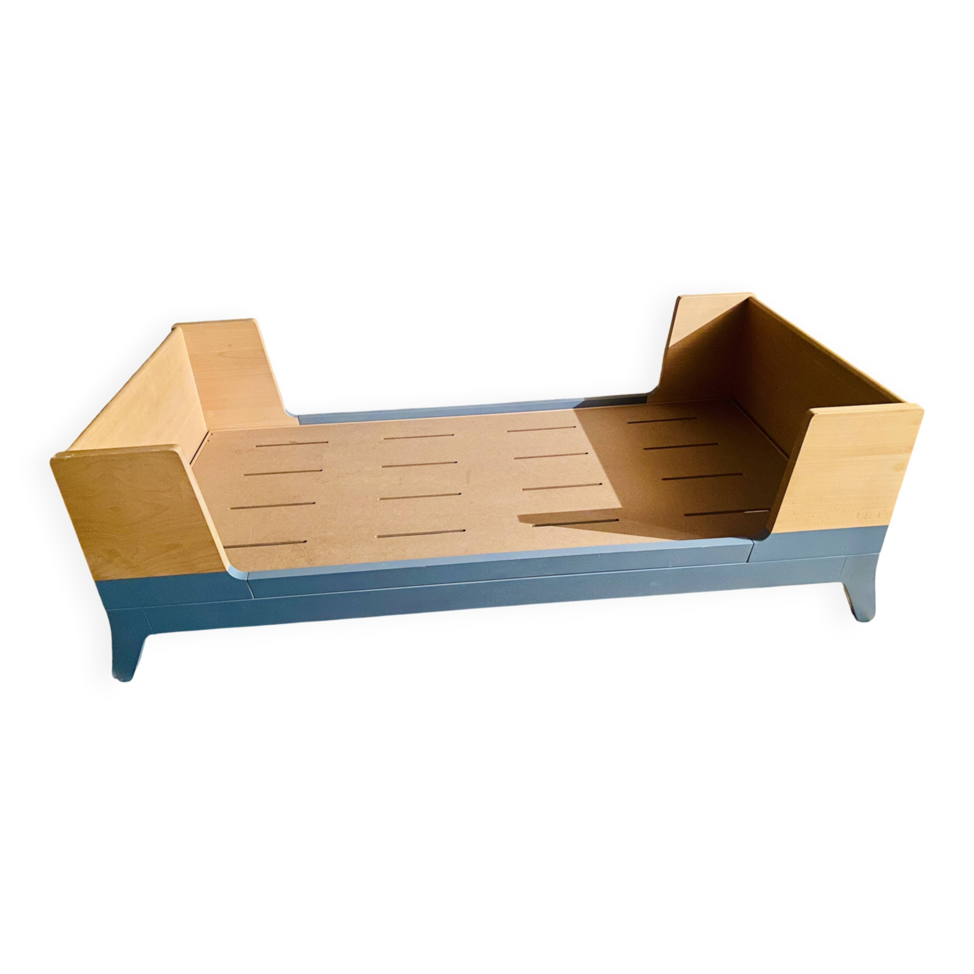 Coloured wooden child's bed in perfect condition
