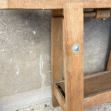 Old wooden workbench for children