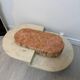 Coffee table in marble and natural stone
