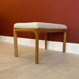 Danish ottoman in oak by Kai Kristiansen