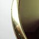 Miroir à poser ovale cadre en métal doré vintage années 50-60