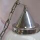 Hanging lamp white opaline ball