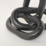 Brutalist "chain" candle holder
