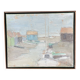 Tableau port de Saint-Trojan – Ariane Prokhoroff – oil on canvas signed