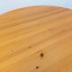 Vintage Charlotte Perriand Les Arcs round pine dining table from the 60s 70s