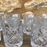 Crystal whisky glasses (x11)