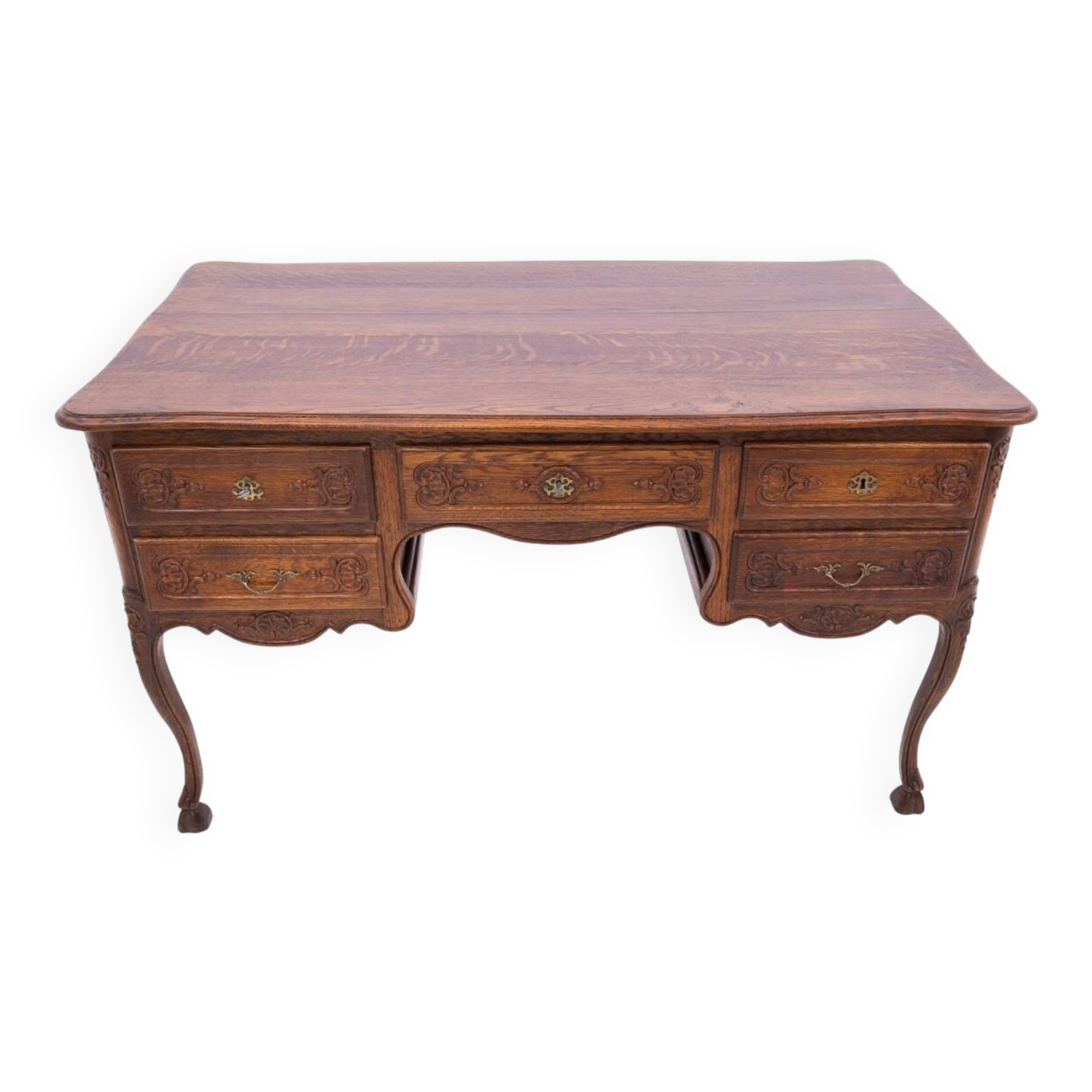 Antique double-sided desk, France, around 1880.
