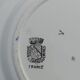 Digoin Sarreguemines earthenware dessert plate in May diam 18 cm