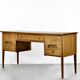 Midcentury A. Younger Walnut Desk. Unique Vintage Modern