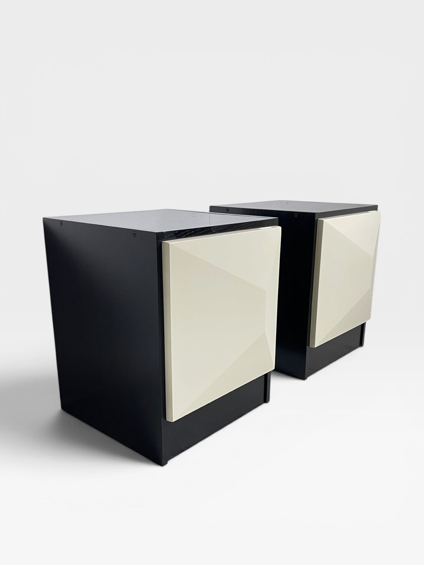 Pair of bedside tables 1980