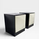 Pair of bedside tables 1980