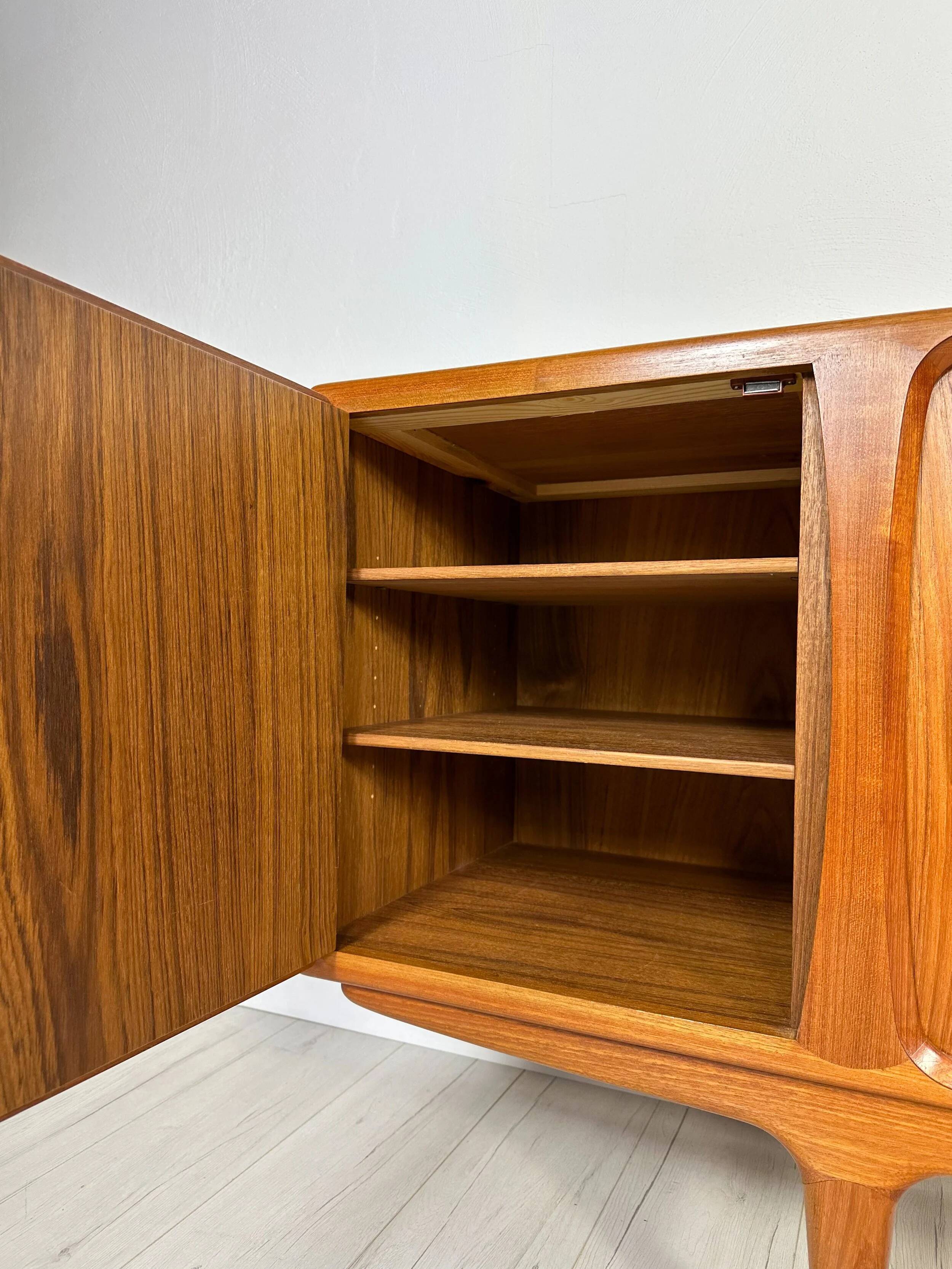 60s vintage Danish teak sideboard 19 by Johannes Andersen for Uldum Møbelfabrik
