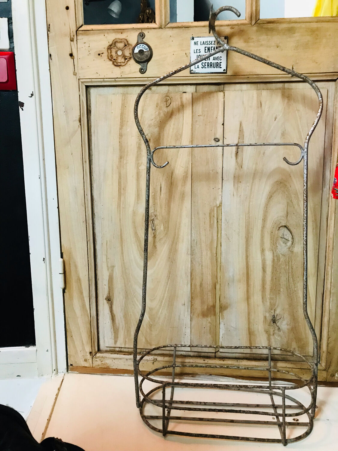 Vintage pool coat rack