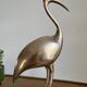 Vintage solid brass ibis