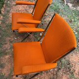 Fauteuils pliants vintage année 50 style André Monpoix